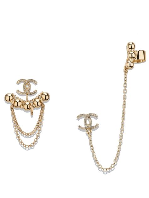 chanel earrings at saks|designer Chanel earrings saks.